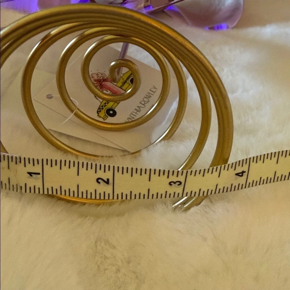 Cynthia Rowley, Christmas, red and Pink Metal Bow Christmas Tree topper